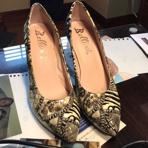 Beautiful Animal Print Leather Heels 6